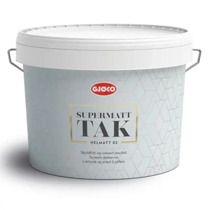 Takfärg Gjøco Supermatt Vit