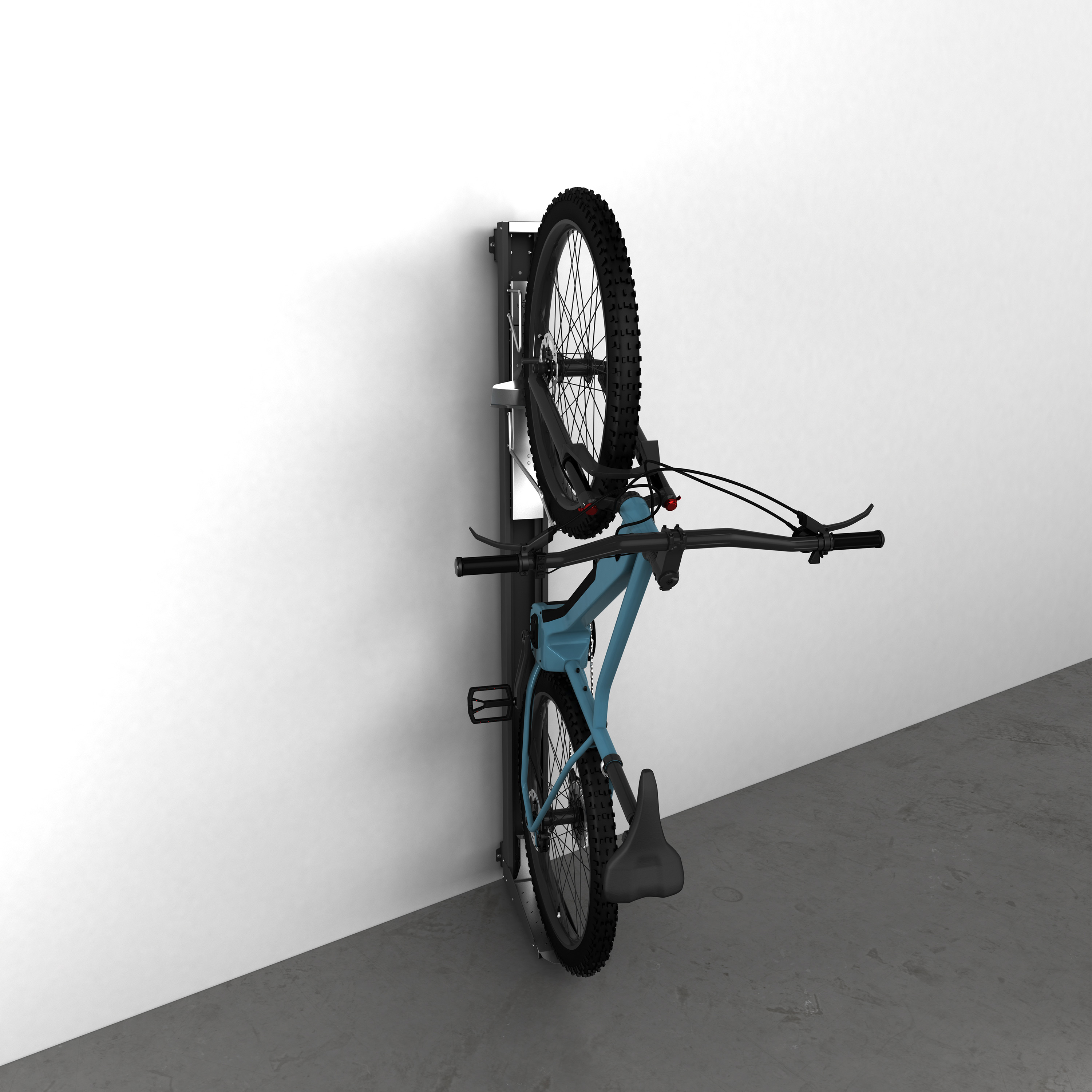 Cykelhållare BikeLift för Väggmontering Svängbar Mörkgrå