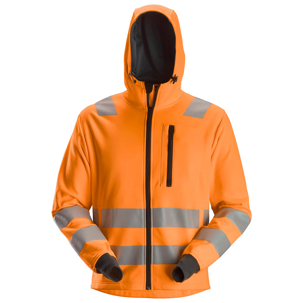 Hoodie Snickers Workwear FZ Varsel Kl2 AW