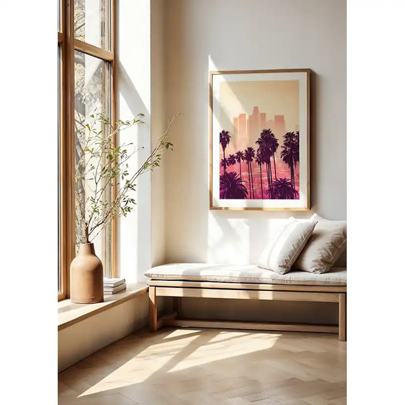 Poster Gallerix Los Angeles Neon Skyline