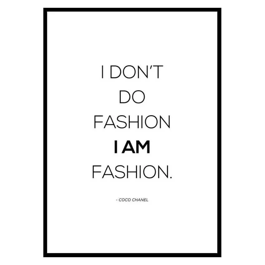 Poster Gallerix Chanel I Am Fashion