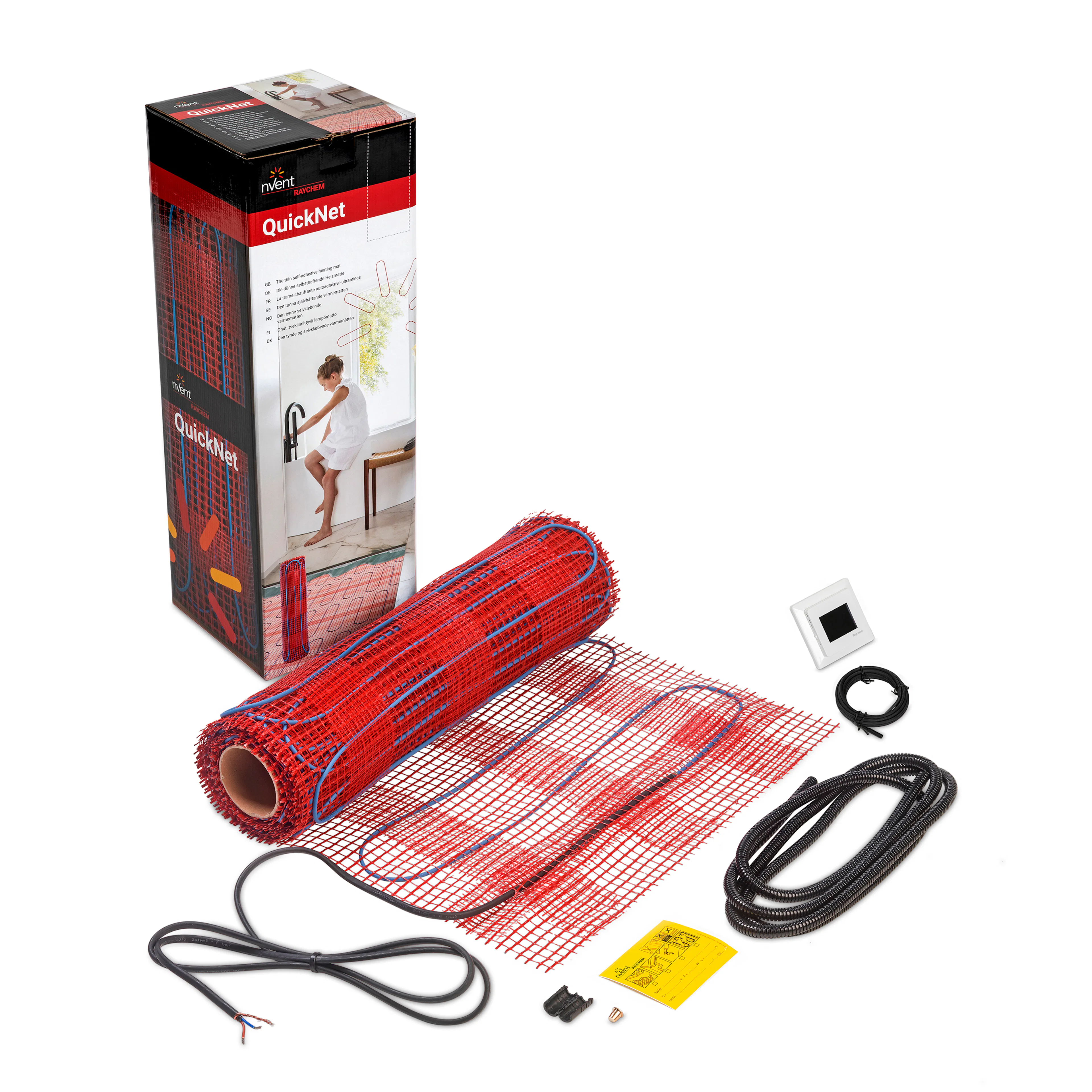 GOLVVÄRMEMATTA 1.0M2-160W TERM R-QN-P-1.0M2/SENZ-WIFI 1 m2