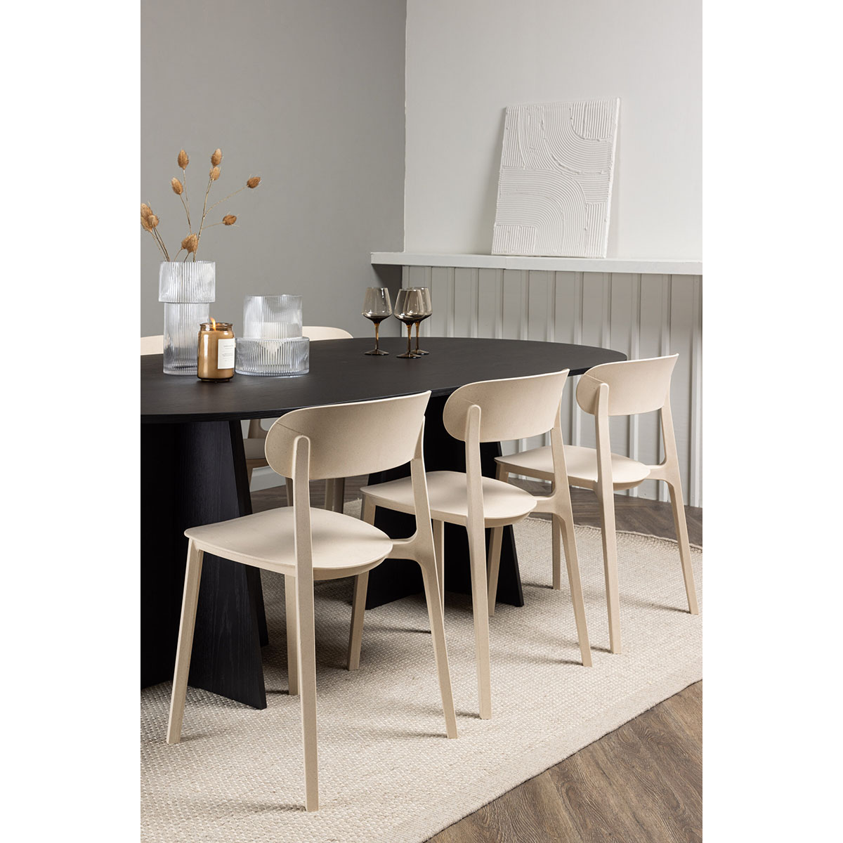 Matgrupp Venture Home Bootcut Oval med 6 st Åstol
