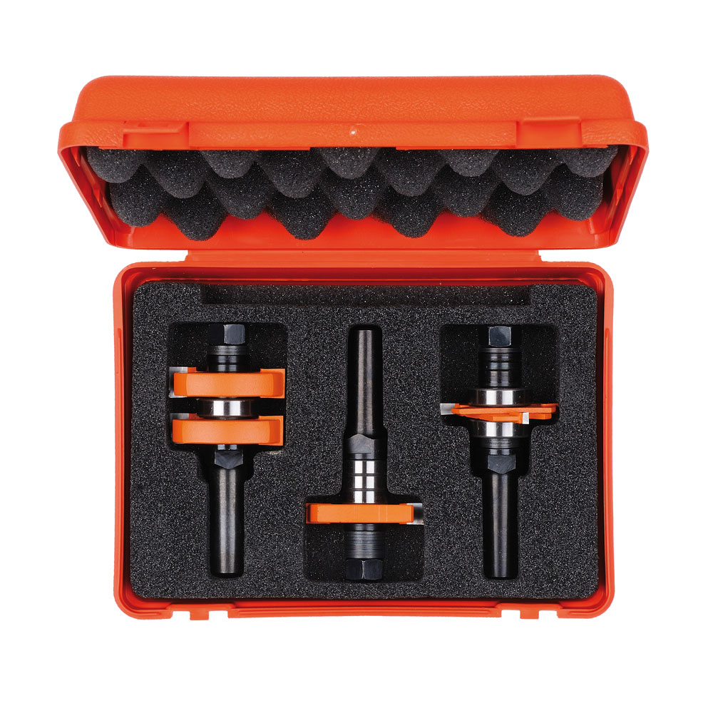 Frässet CMT Orange Tools Not/Spont 3 delar K12
