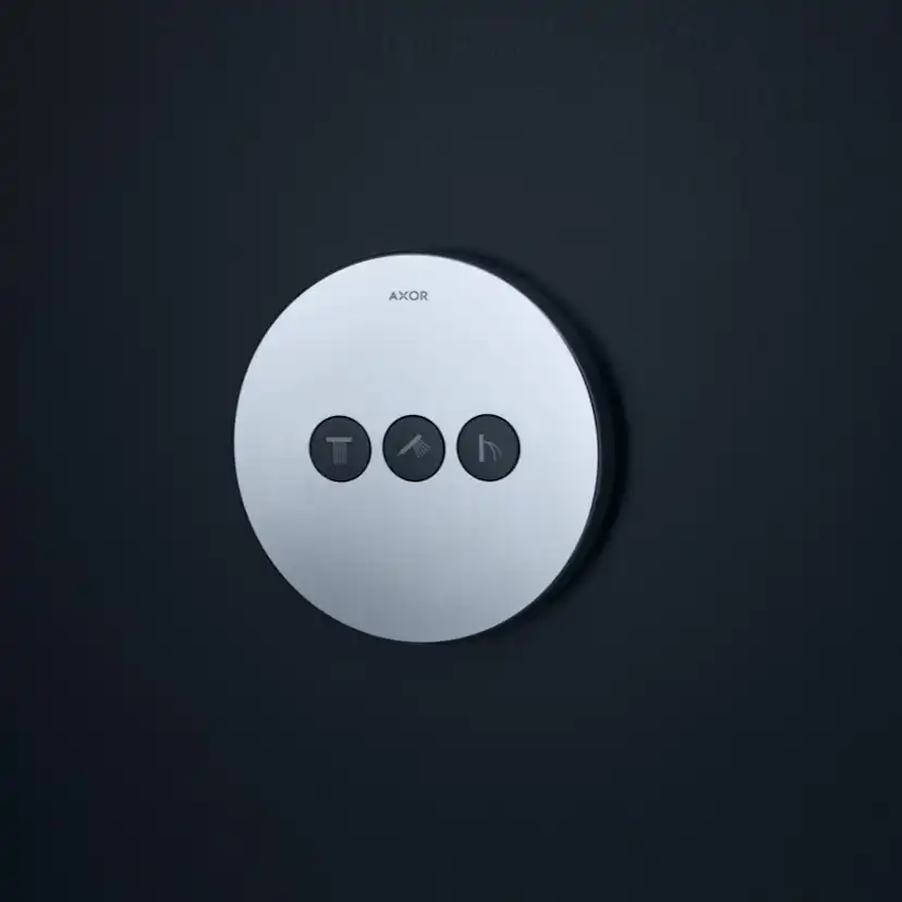 Inbyggnadsblandare Axor ShowerSelect Rund 3-utlopp