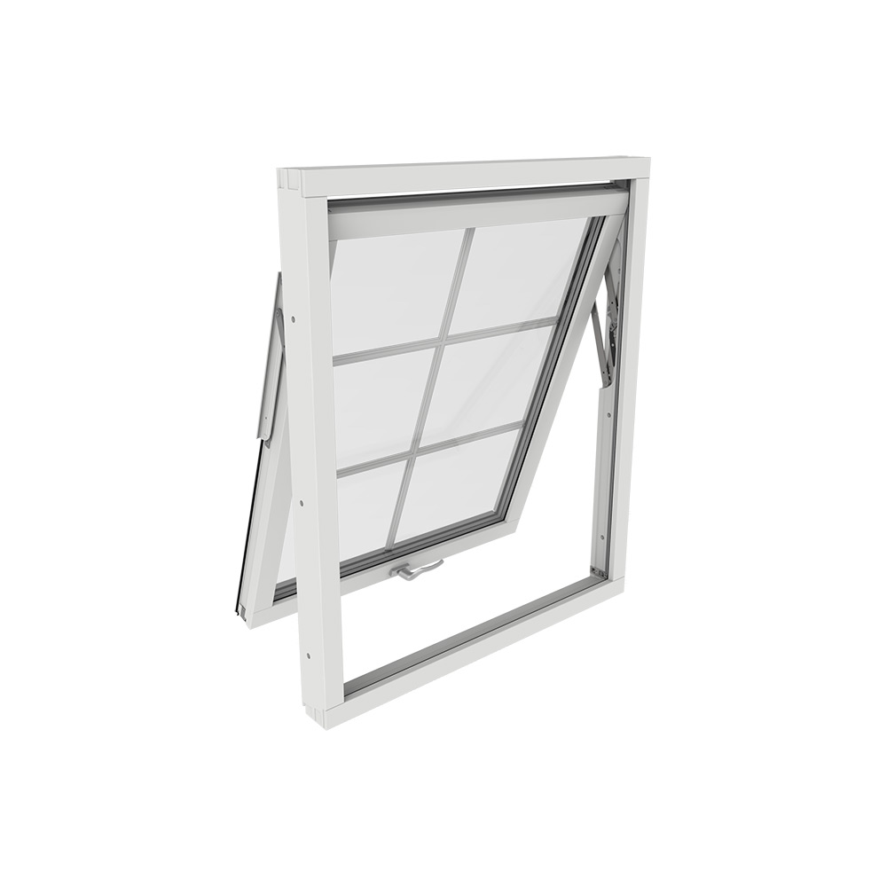 Vridfönster Outline 3-Glas Trä