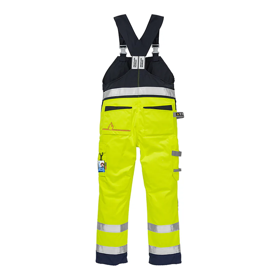 Flamskyddad Hängselbyxa Varsel Fristads 1075