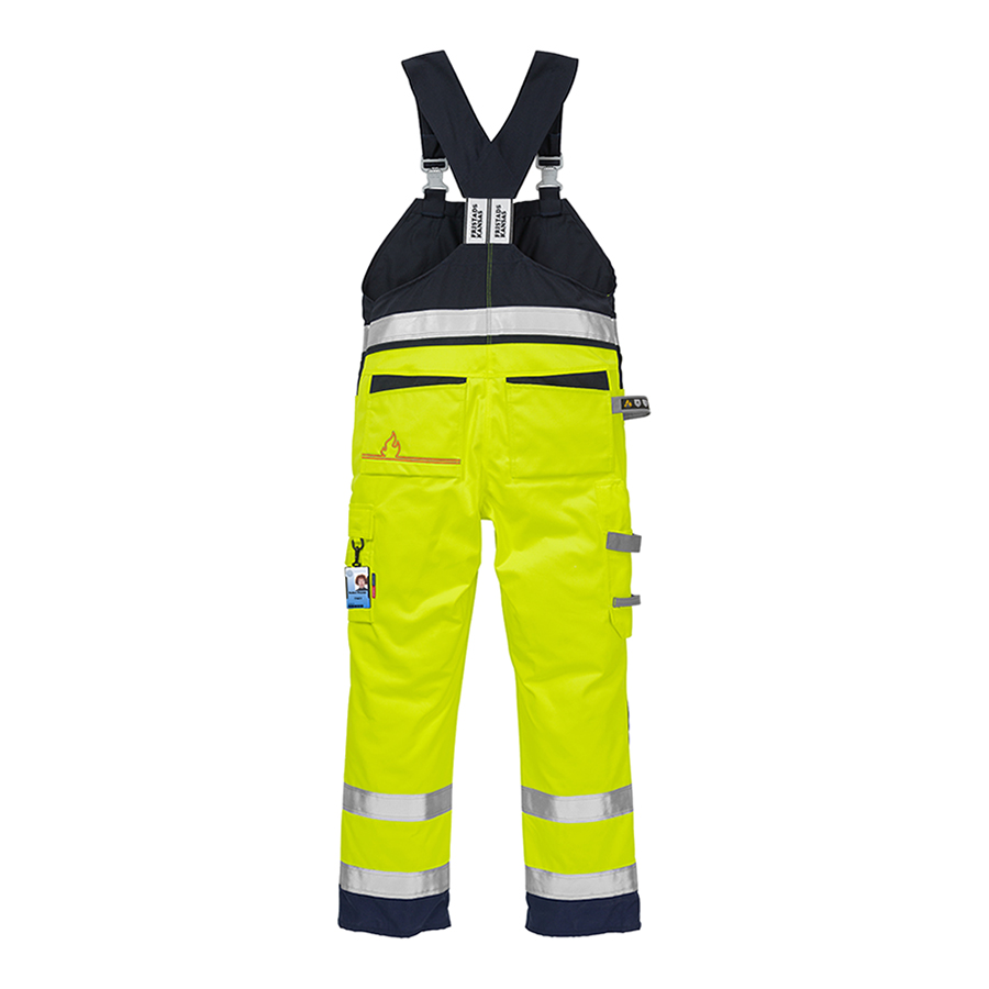 Flamskyddad Hängselbyxa Varsel Fristads 1075