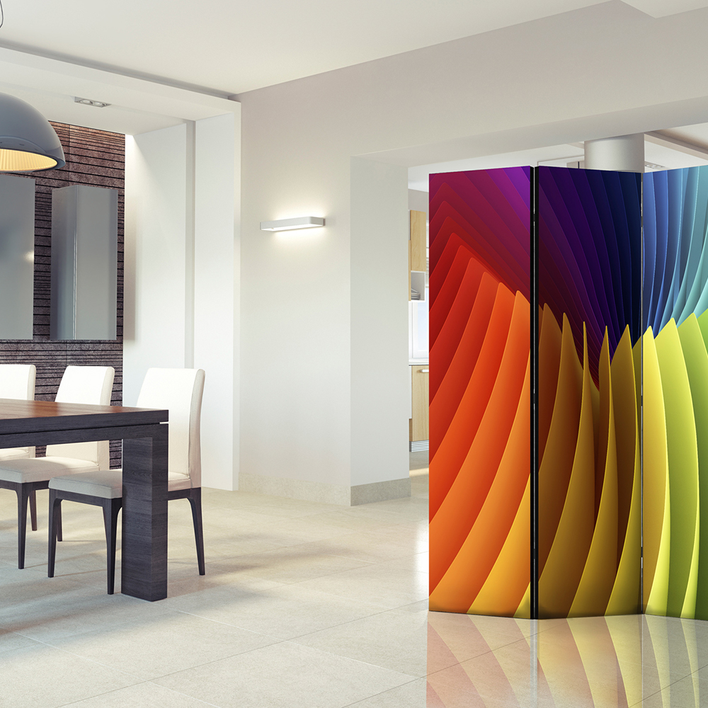 Rumsavdelare Arkiio Rainbow Wave 135x172 cm
