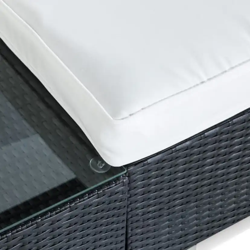 Loungegrupp Comfort Garden Bahamas 5-sits L-Soffa med Avslut och Bord