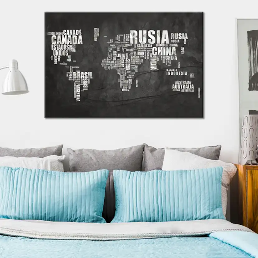 Tavla Arkiio World Map Spanish Geography