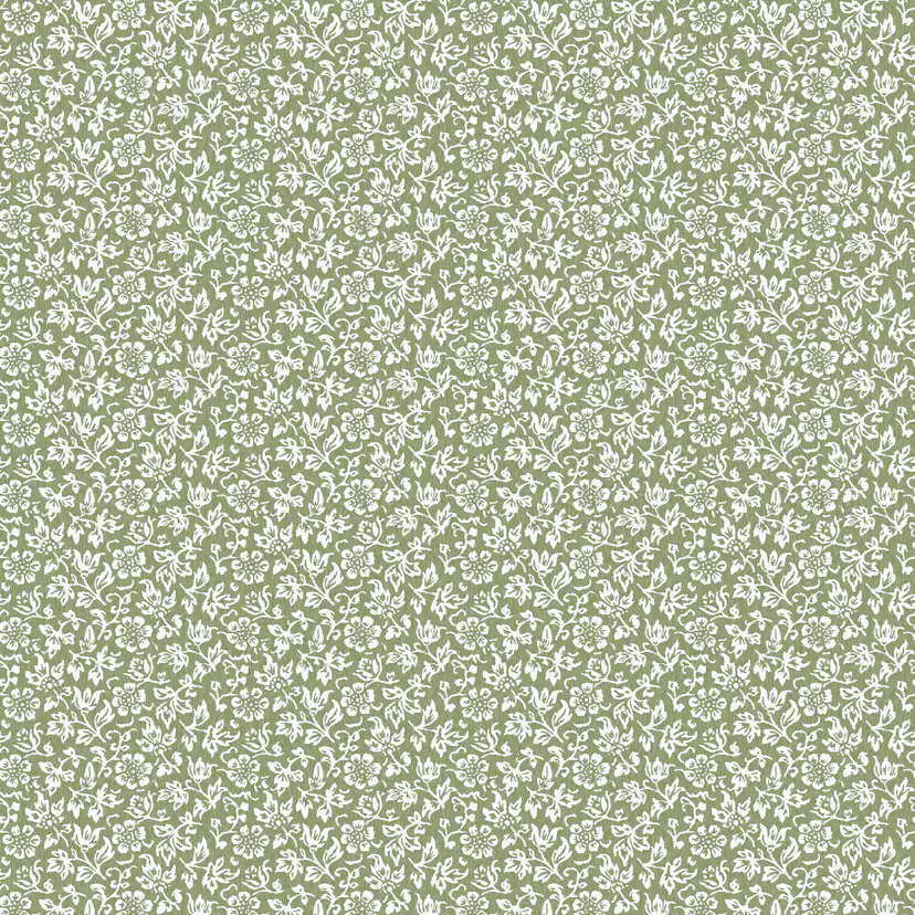 Tapet Laura Ashley Sweet Alyssum Moss Grön 121077