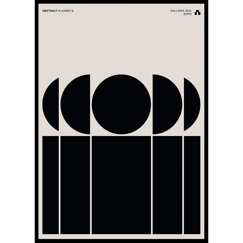 Poster Gallerix Abstract Elements No1