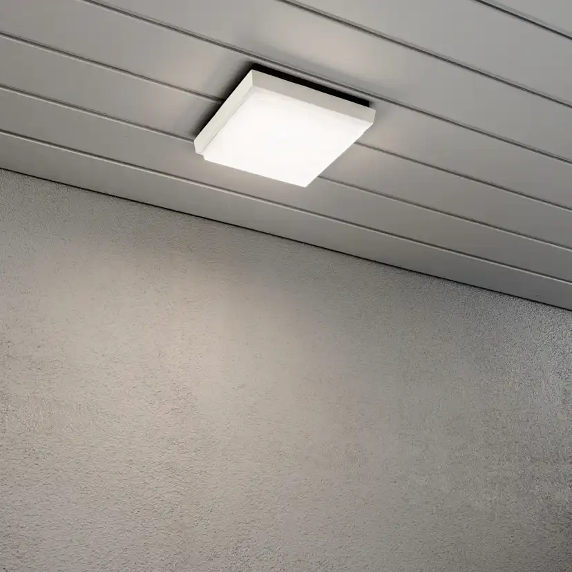 Vägglykta Gnosjö Konstsmide Cesena 10W High Power LED Kvadrat