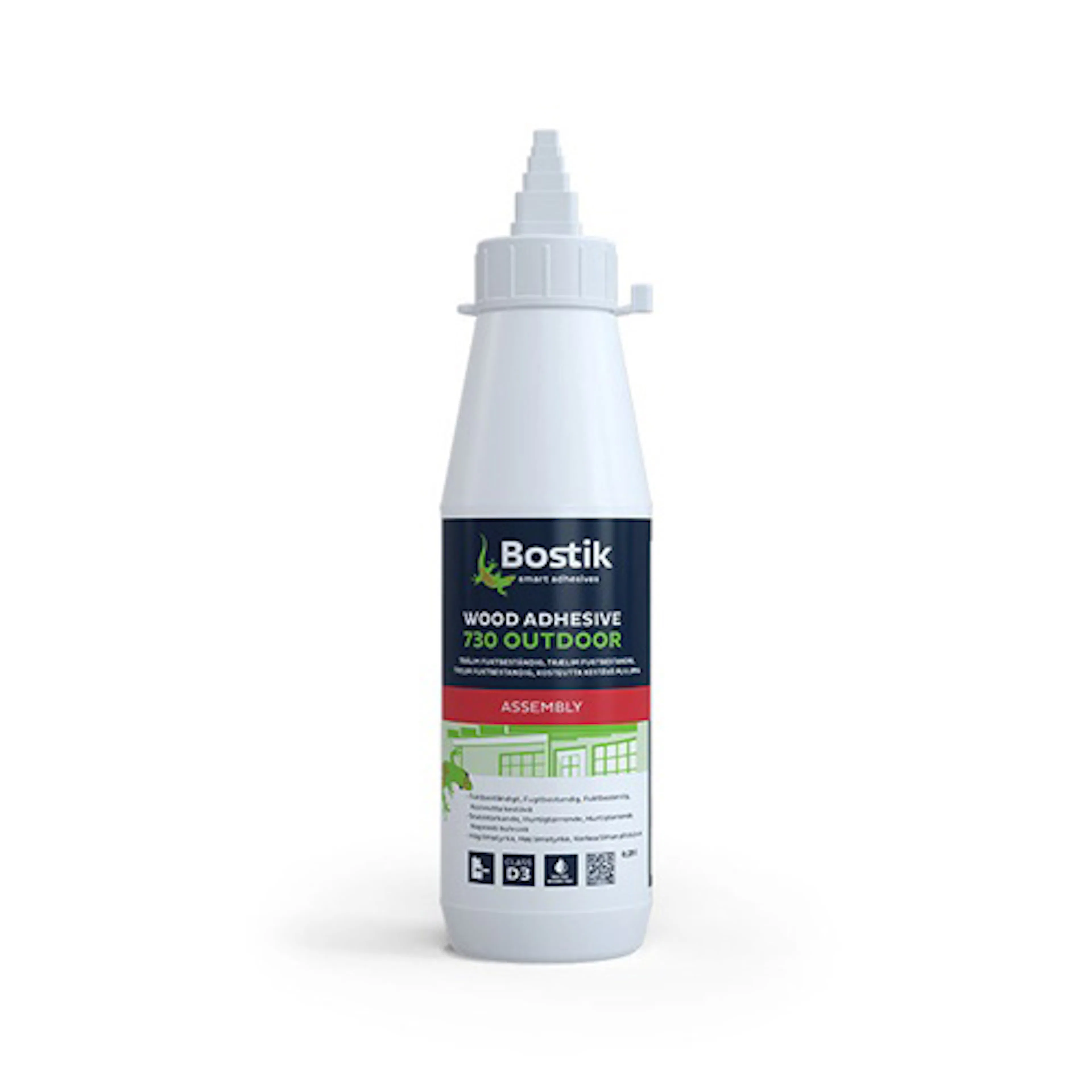 BOSTIK WOOD ADHESIVE 730 OUTDOOR - 0,5L (TRÄLIM) 0,5 l