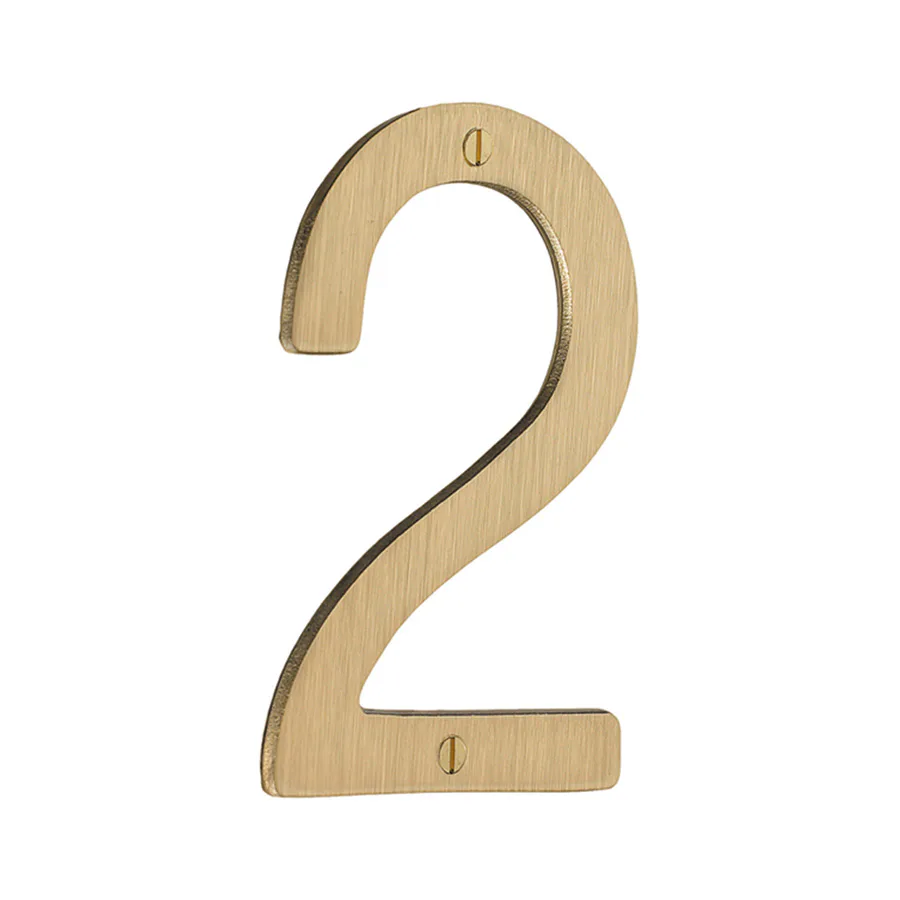 Husnummer Beslagsboden Mattborstad Mässing