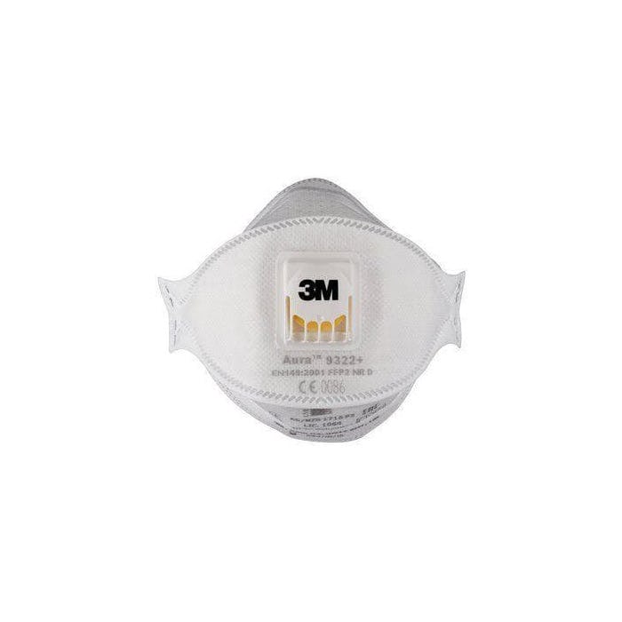 Halvmask 3M 9322B FFP2 Med Utandningsventilation 10-Pack