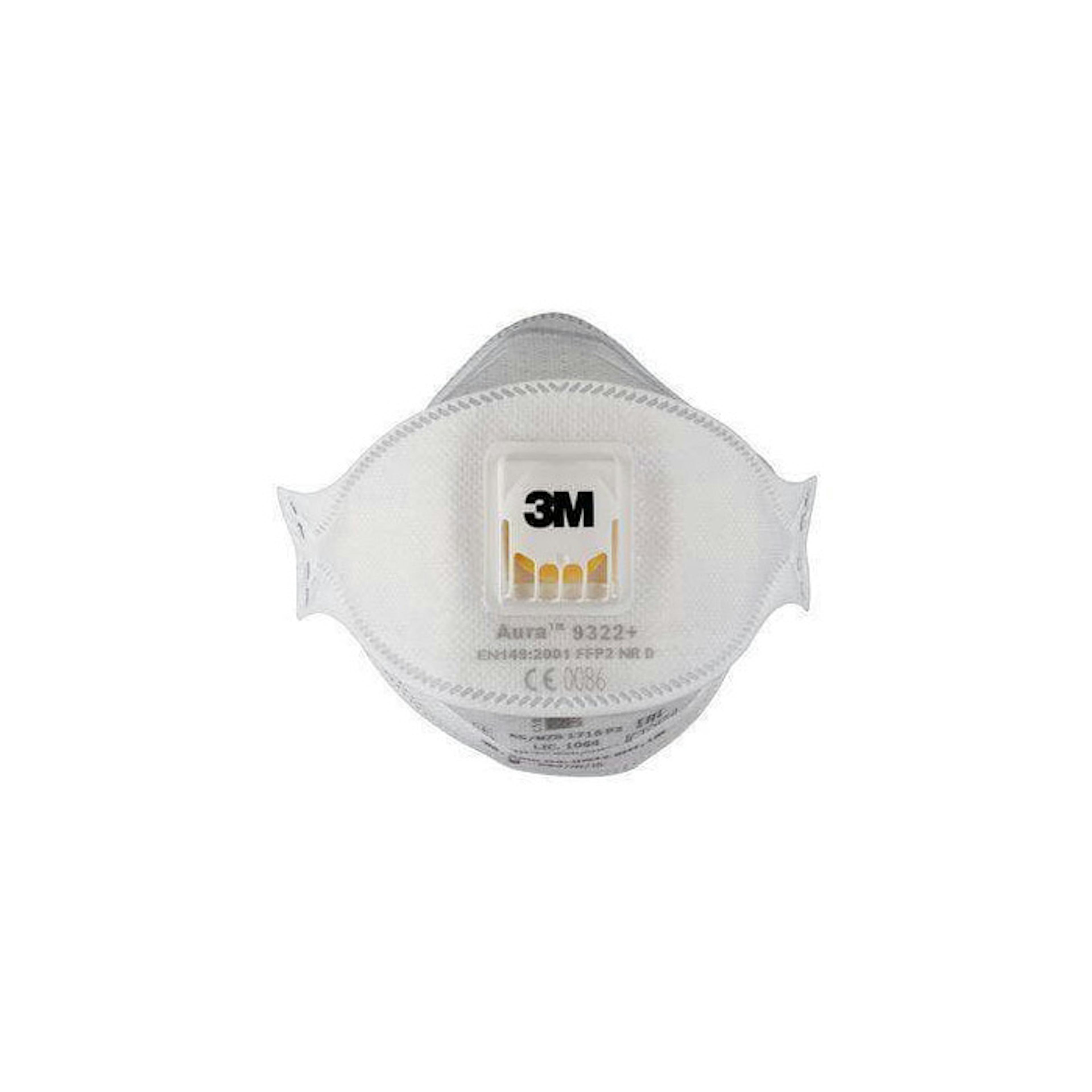 Halvmask 3M 9322B FFP2 Med Utandningsventilation 10-Pack