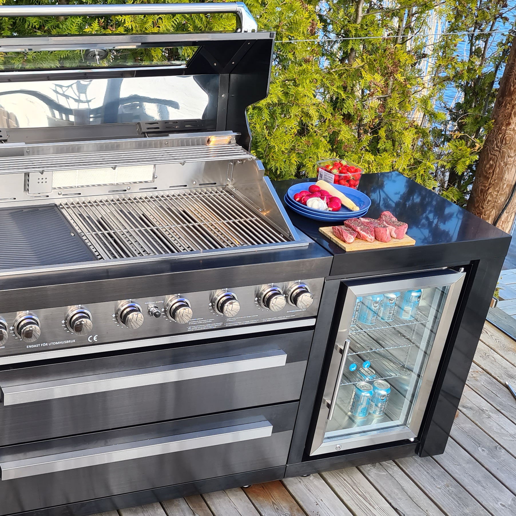 Gasolgrill Metalcraft Austin Blackline
