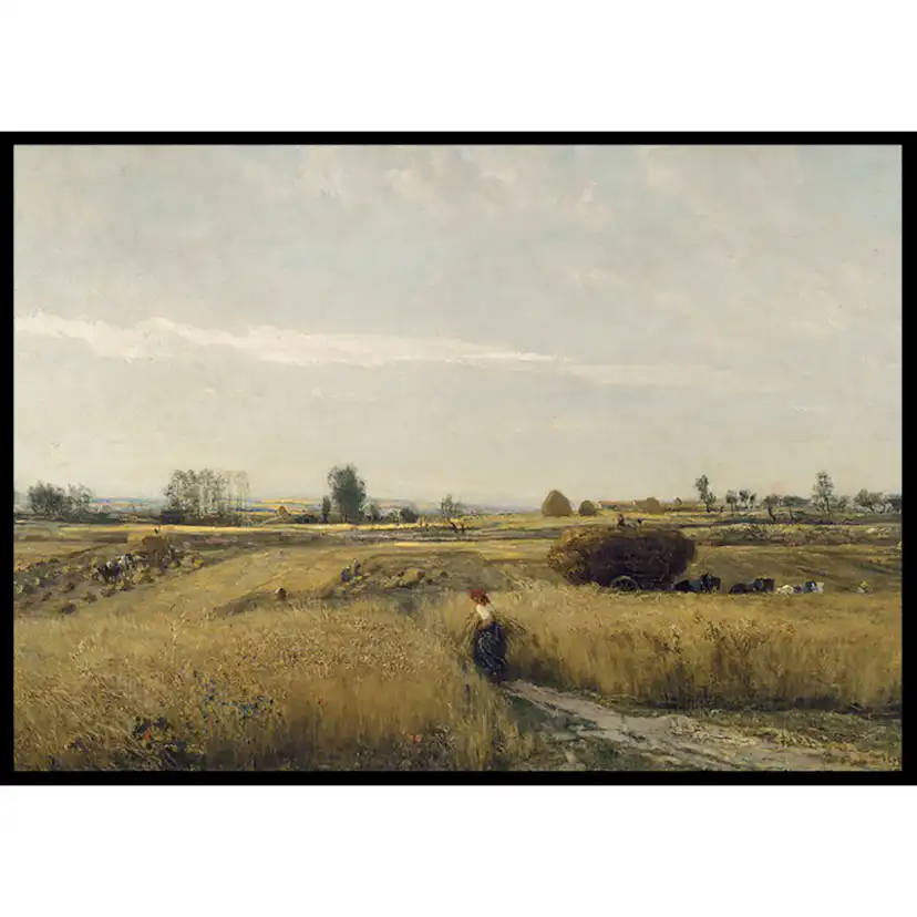 Poster Gallerix The Harvest By Charles-François Daubigny
