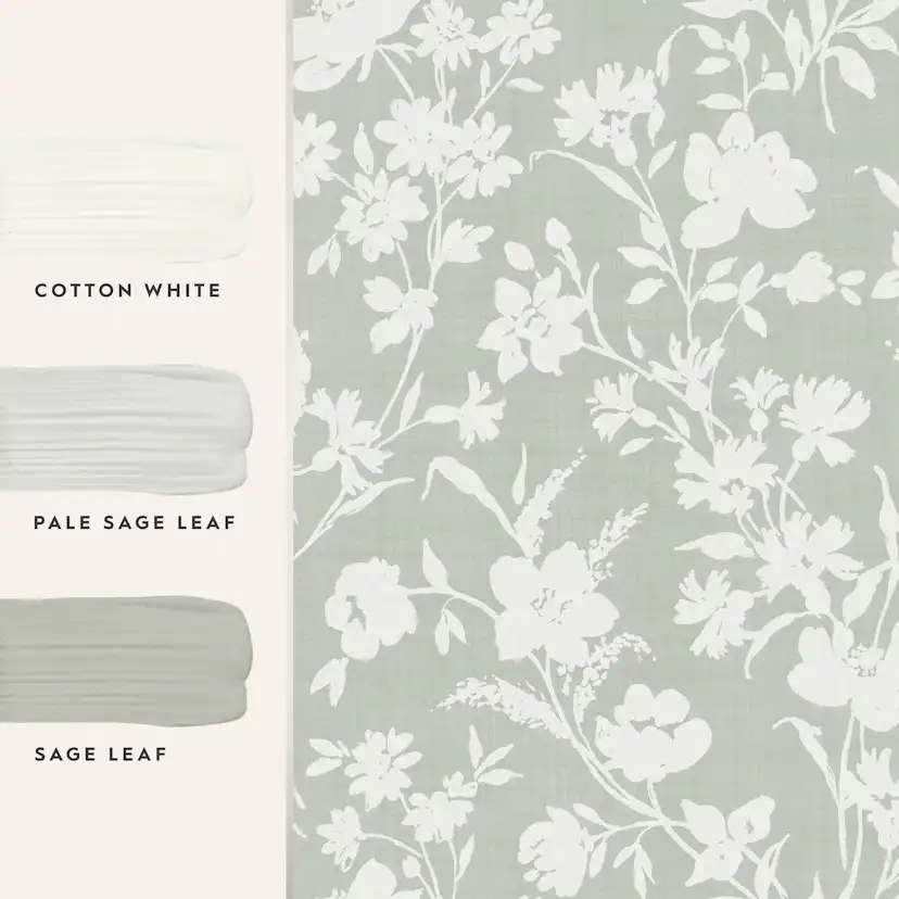Tapet Laura Ashley Rye Sage Grön 119855