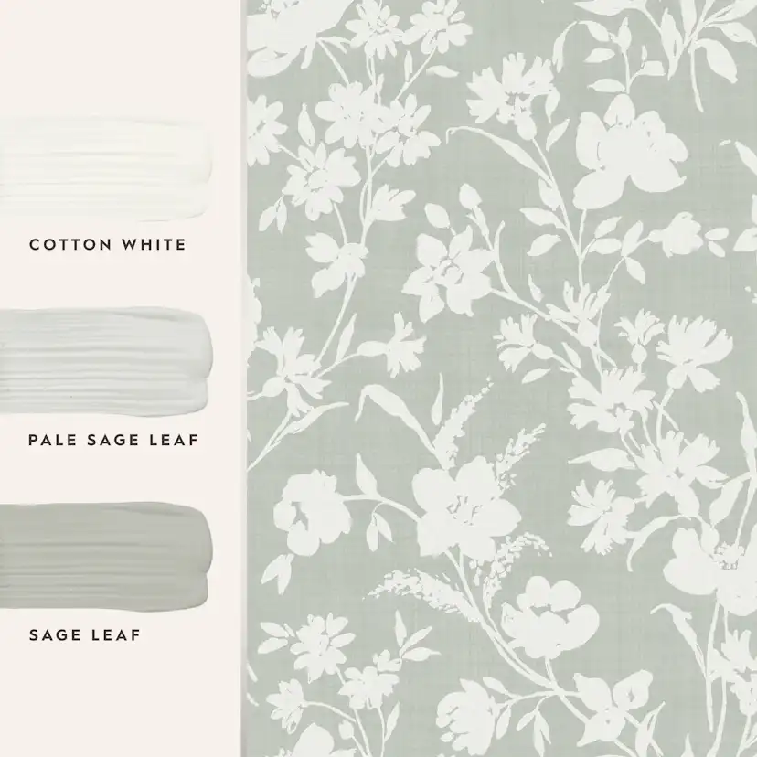 Tapet Laura Ashley Rye Sage Grön 119855