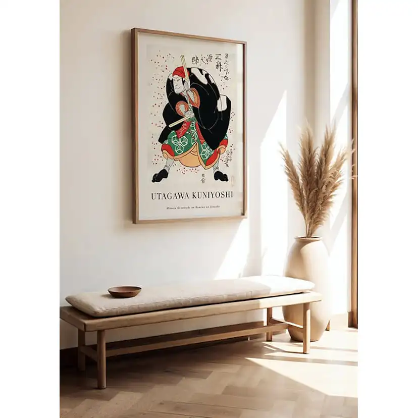 Poster Gallerix Mimasu Gennosuke No Namiwa No Jirosaku By Utagawa Kuniyoshi