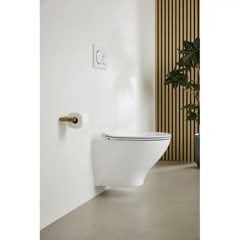 Vägghängd Toalettstol Ifö Spira Modern Rimfree