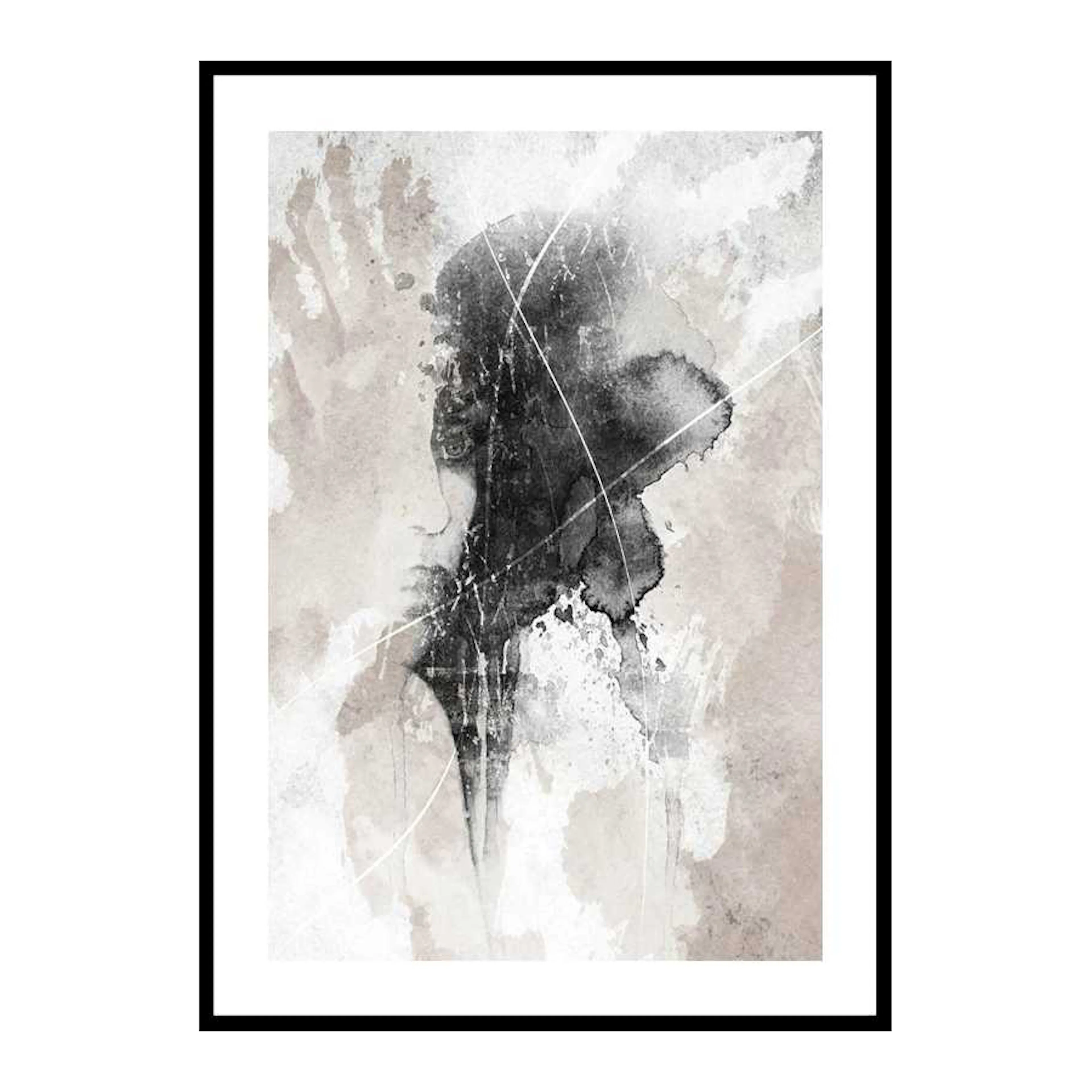Watercolor Lines No1 70x100 cm