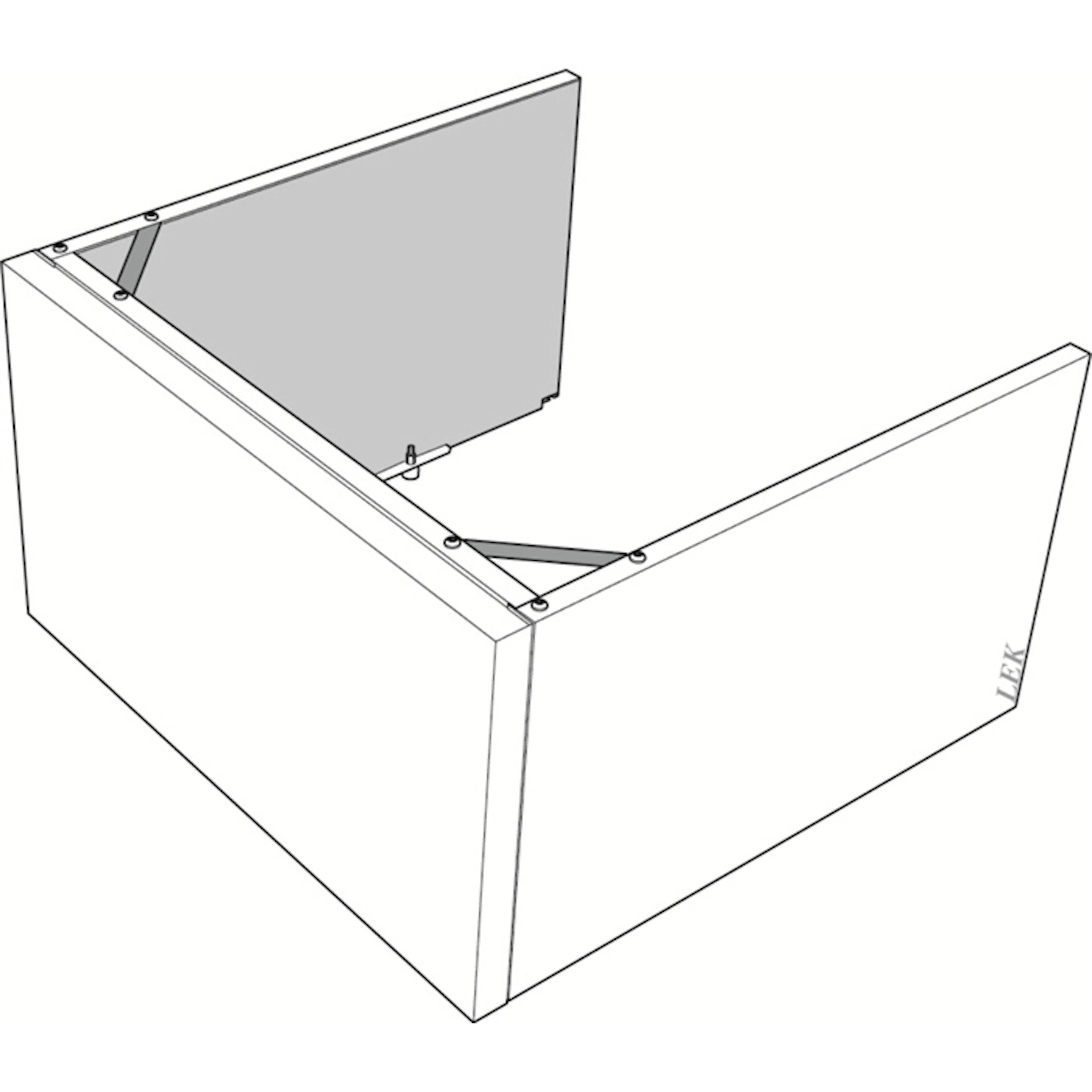Överskåp Nibe 445 mm