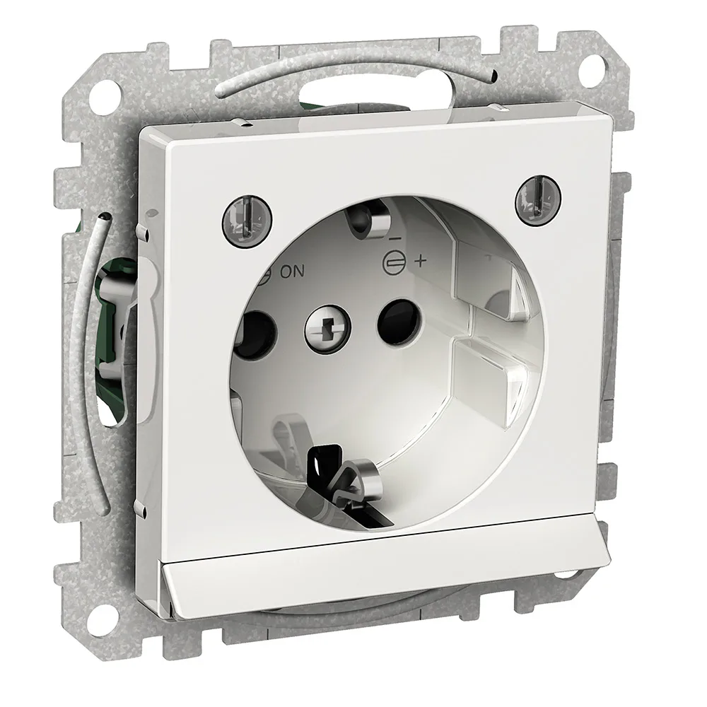 Vägguttag Schneider Electric Exxact Orienteringsljus