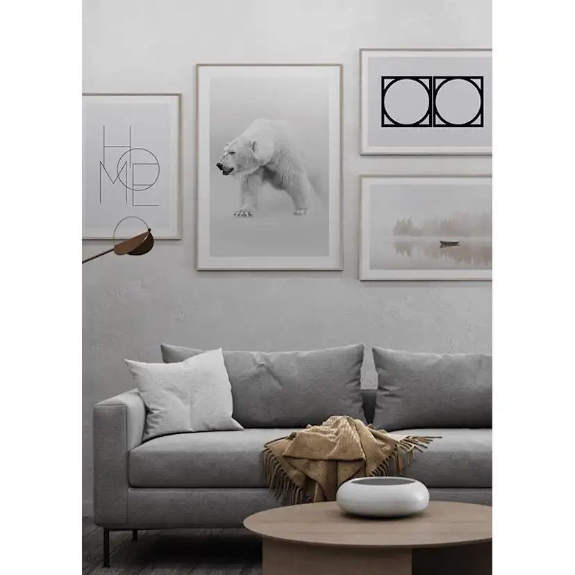 Poster Gallerix Faded Polar Bear