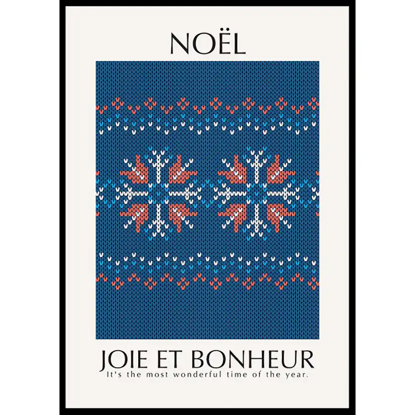 Poster Gallerix Noel Blue No2
