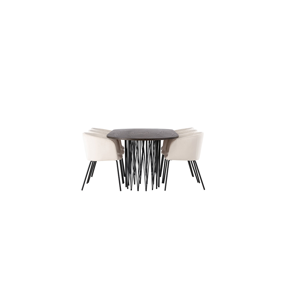 Matbord furniture/fashion Stone med 6 Berit Stolar