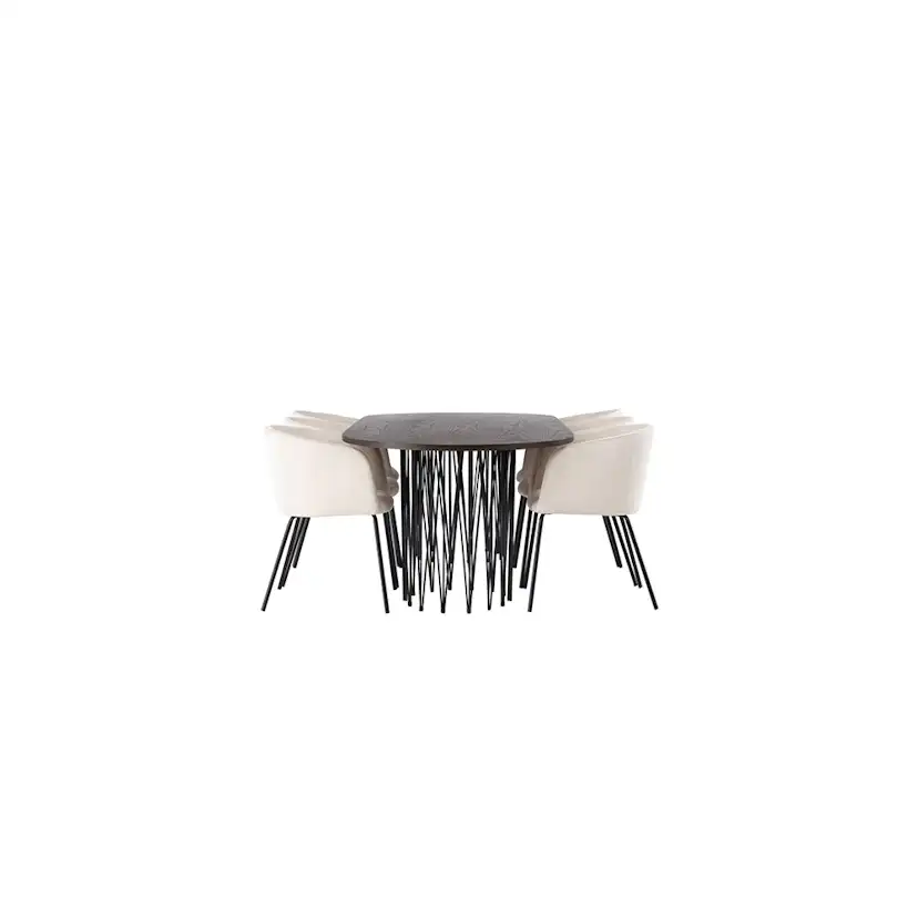 Matbord furniture/fashion Stone med 6 Berit Stolar