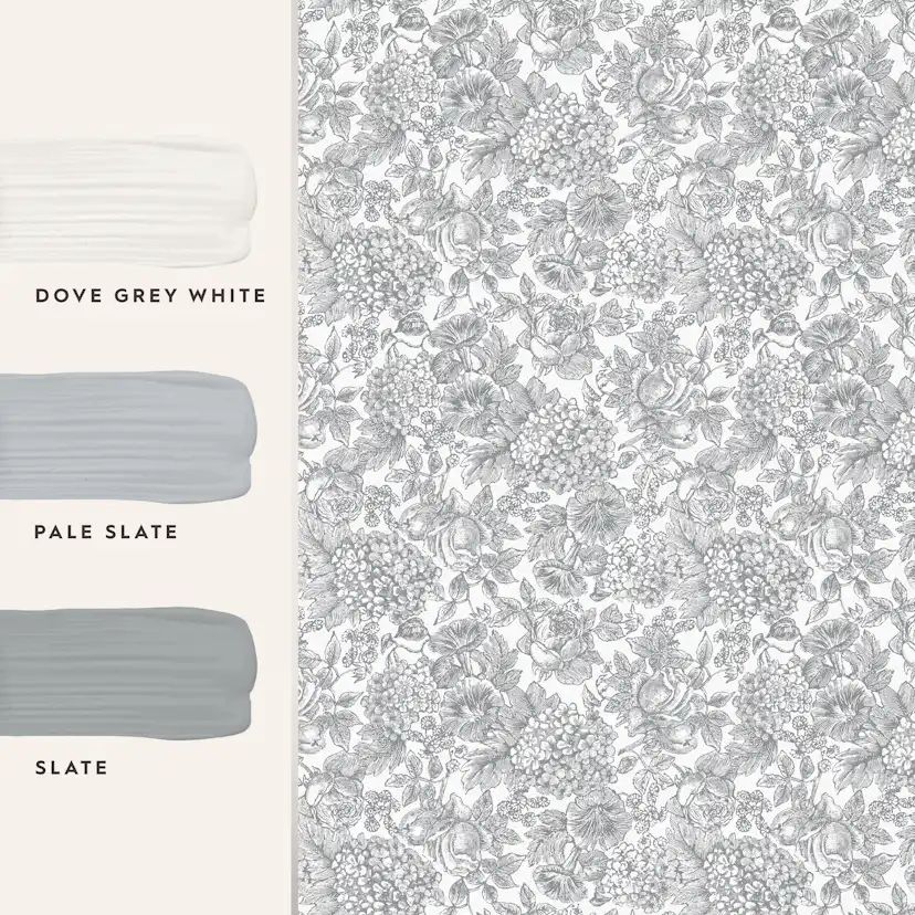 Tapet Laura Ashley Louise Slate Grå 119859