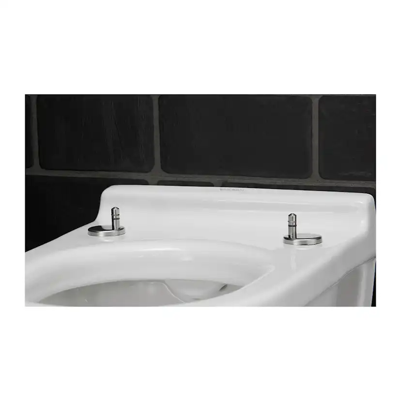 Vägghängd Toalettstol Duravit Starck 3 252709 Rimless utan Toalettsits