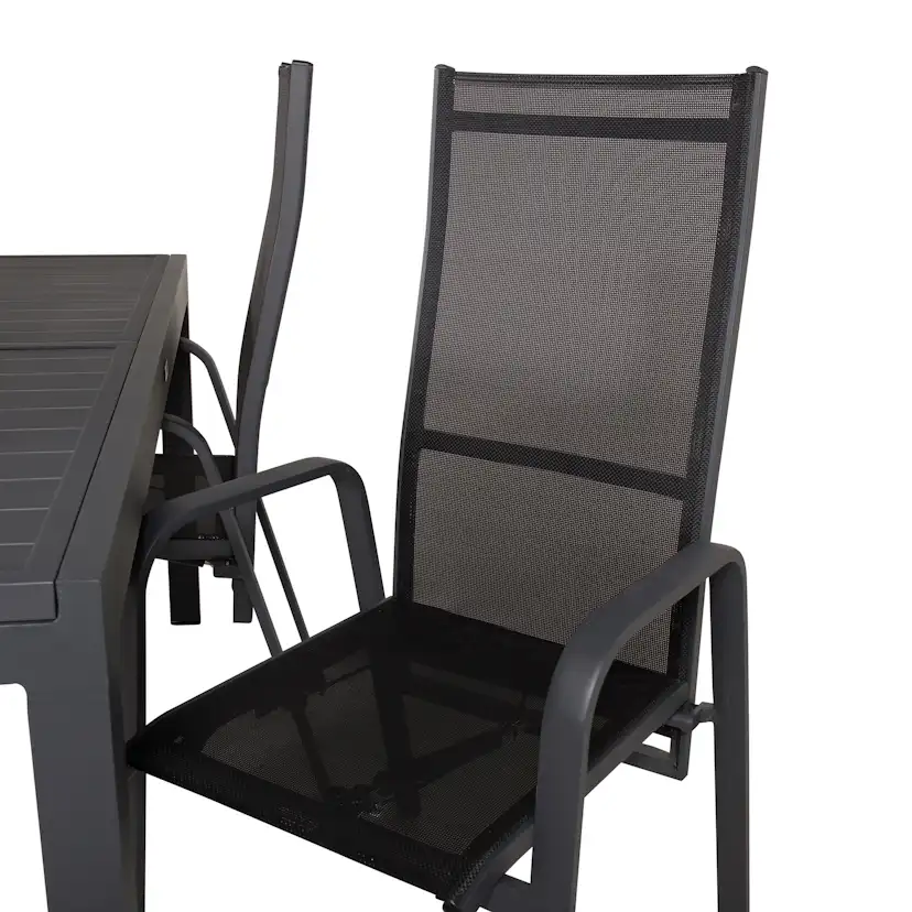 Matgrupp Venture Home Madrid 160/240 med 4 Copacabana Stolar