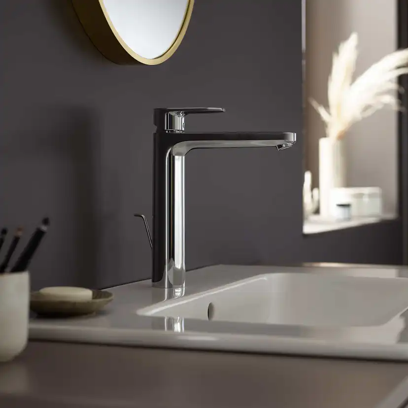 Tvättställsblandare Hansgrohe Vernis Blend 190 med Lyftventil