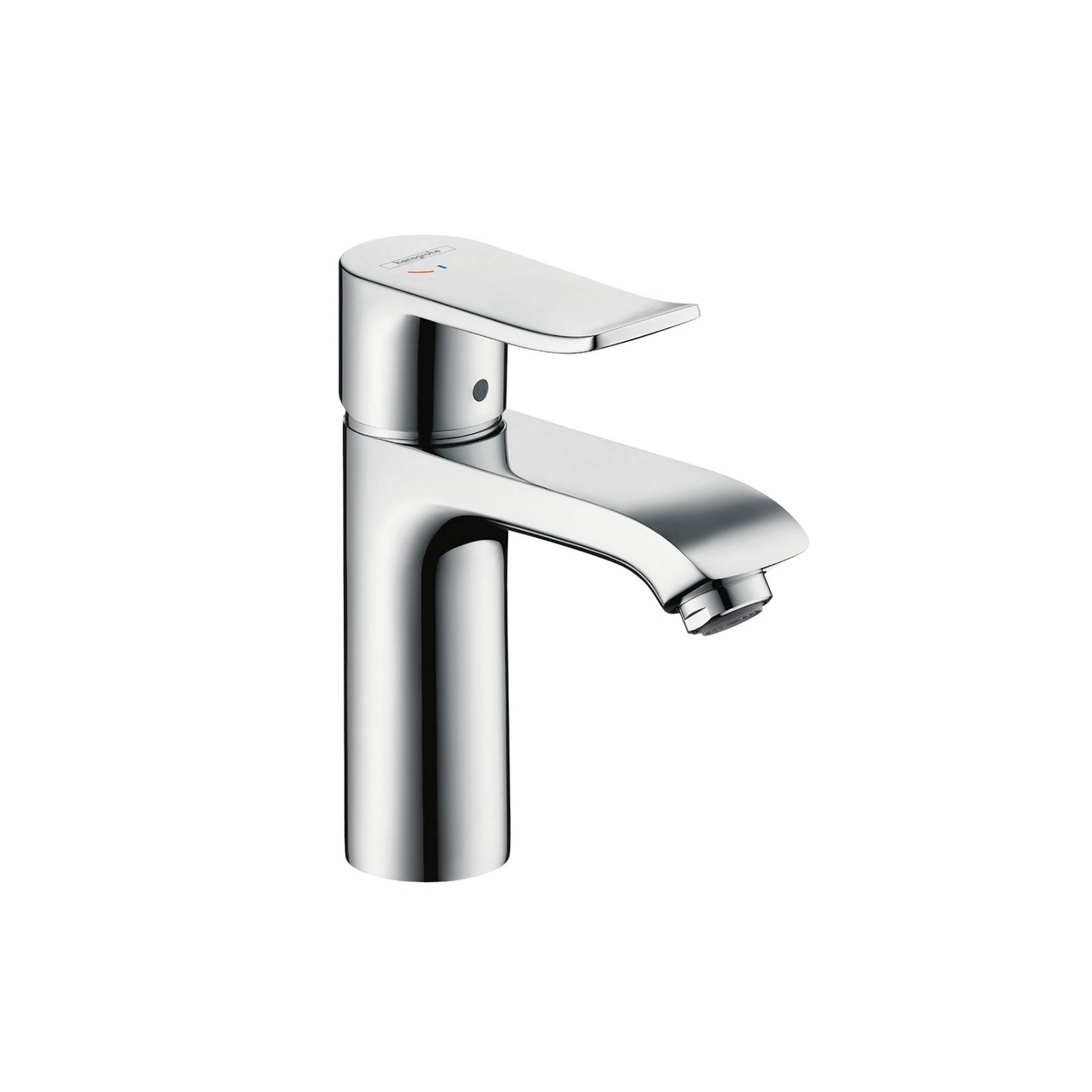 Tvättställsblandare Hansgrohe Metris S 110 Låg med lyftventil
