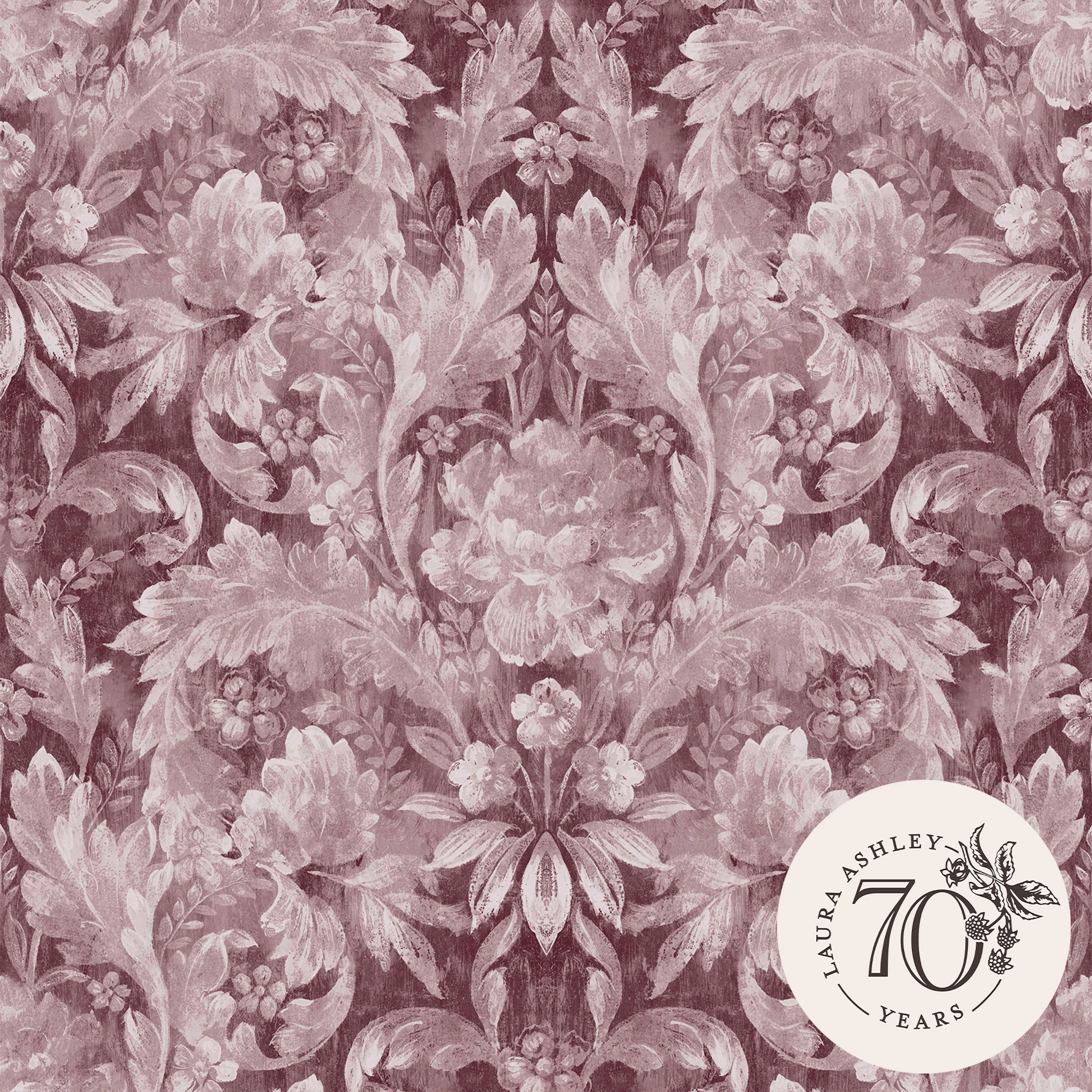 Tapet Laura Ashley Apolline Pale Blackberry 121085