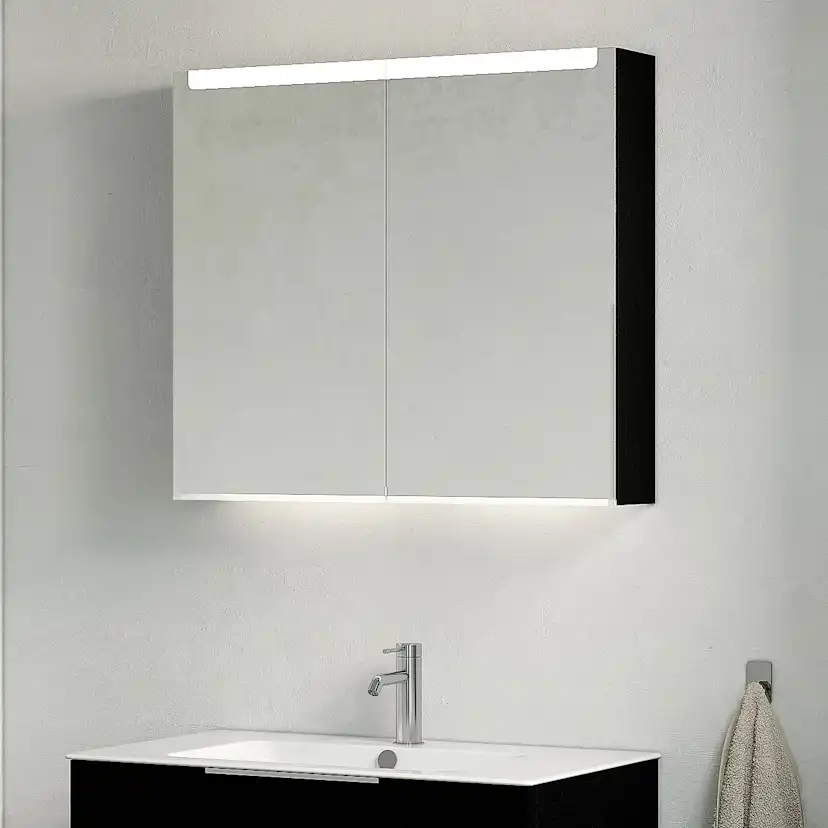 Spegelskåp Macro Design Crown med Infälld Belysning LED