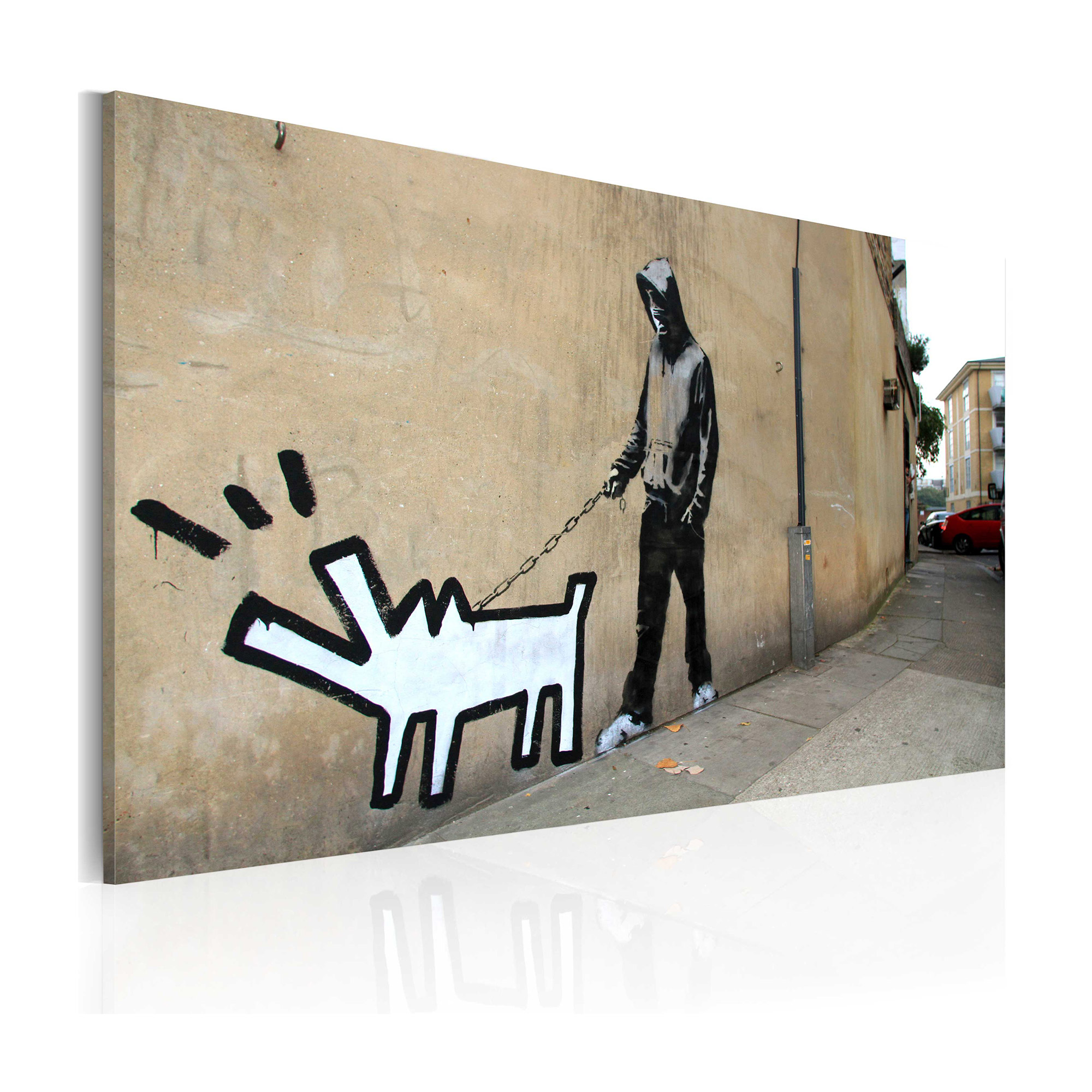 Tavla Arkiio Barking Dog Banksy 60x40