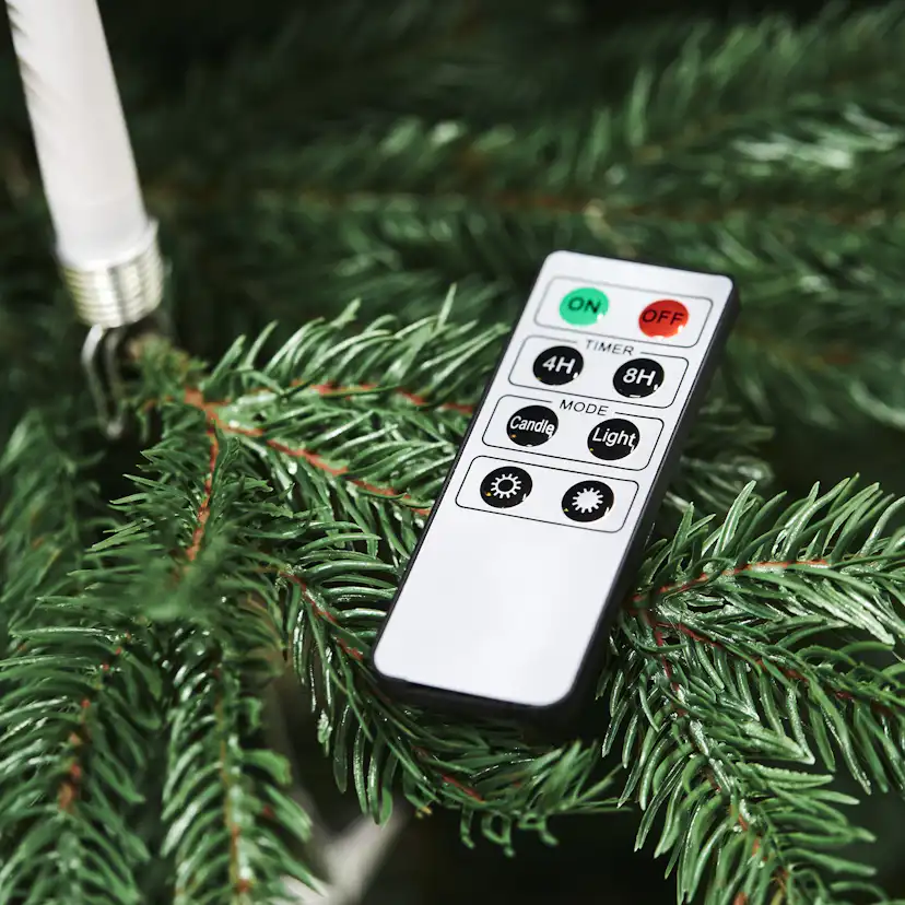 Julgransljus Nordic Winter 20 st med Hållare och Fjärrkontroll