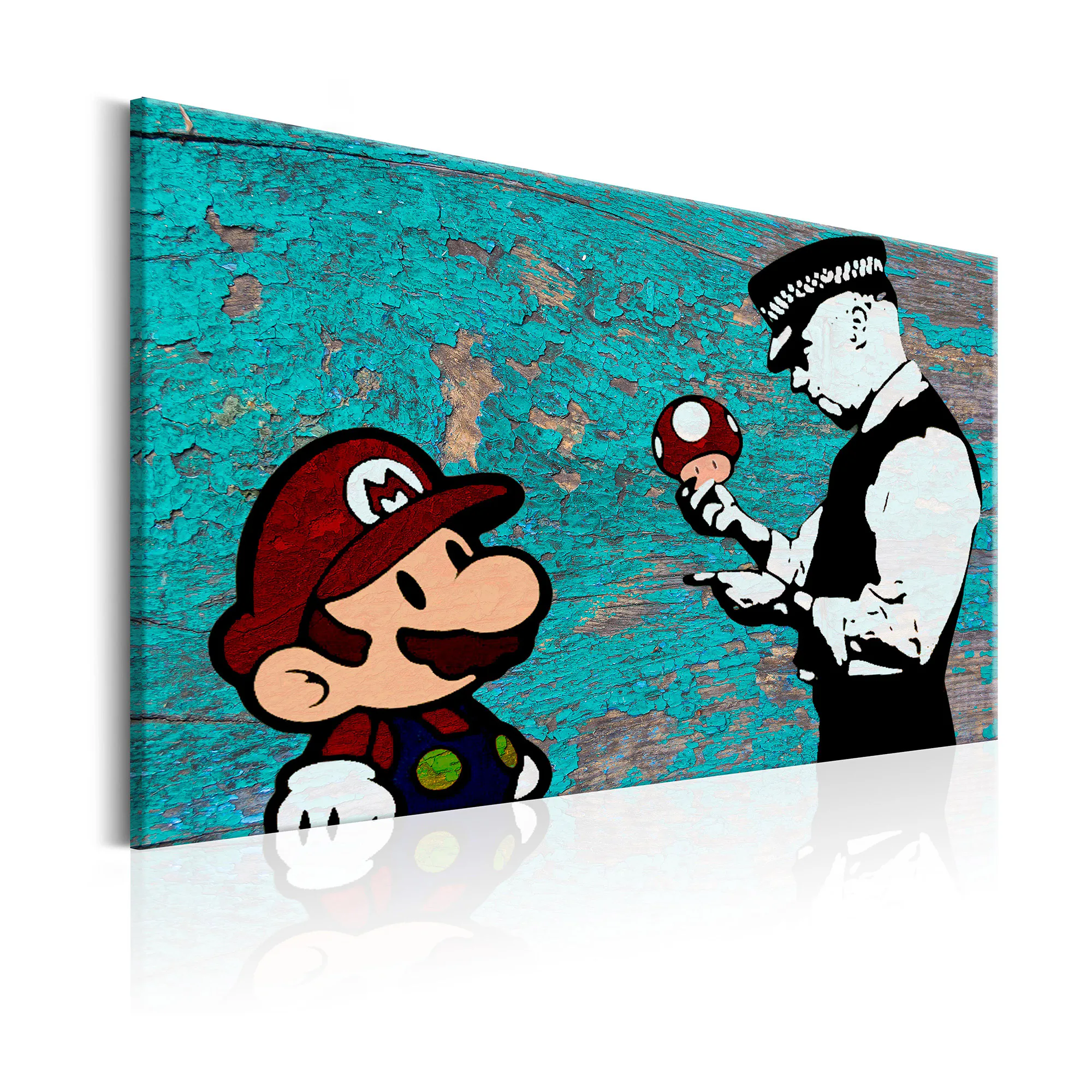 Tavla Arkiio Banksy On Wood