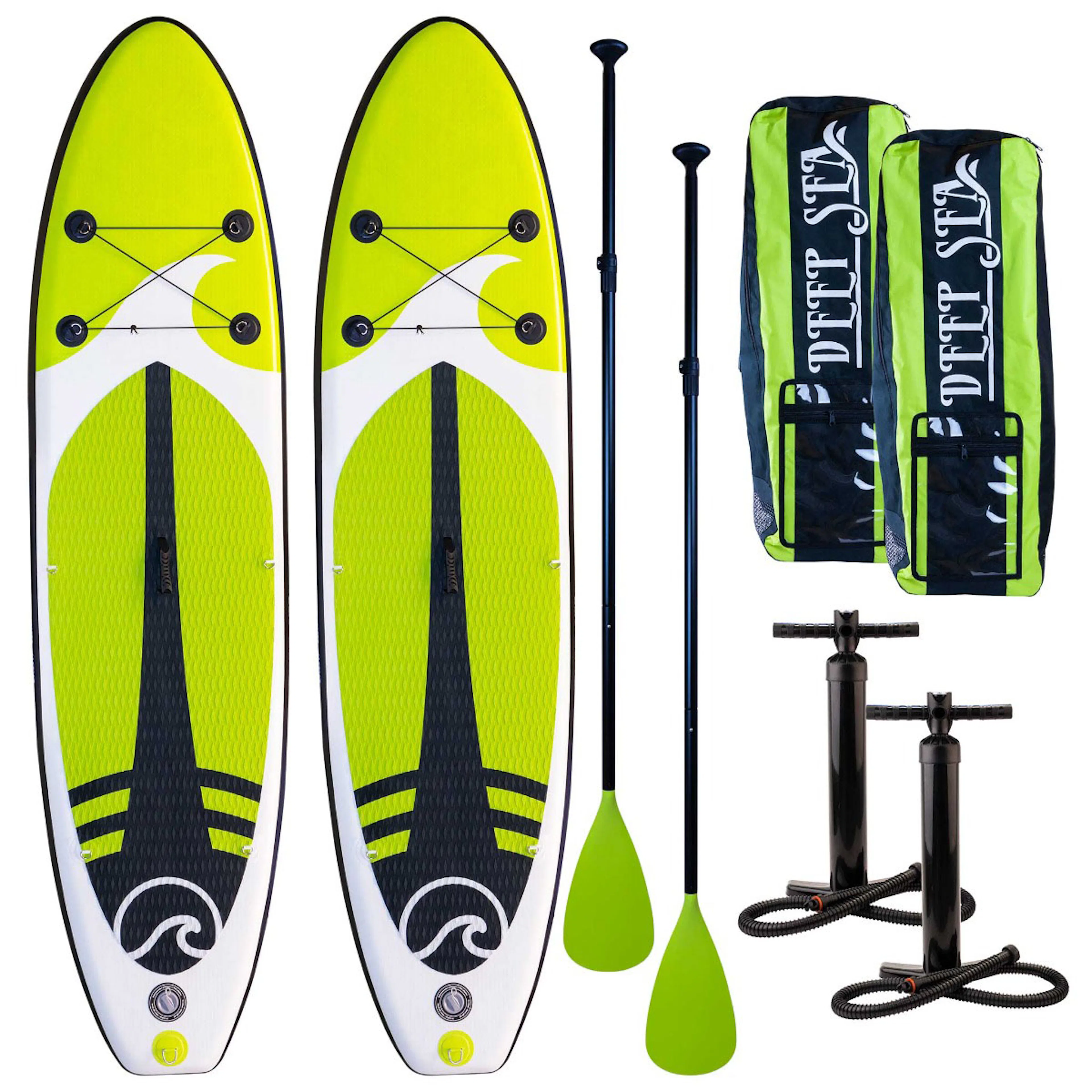 Stand-up Paddleboard Deep Sea SUP-brädset Pro 2-pack
