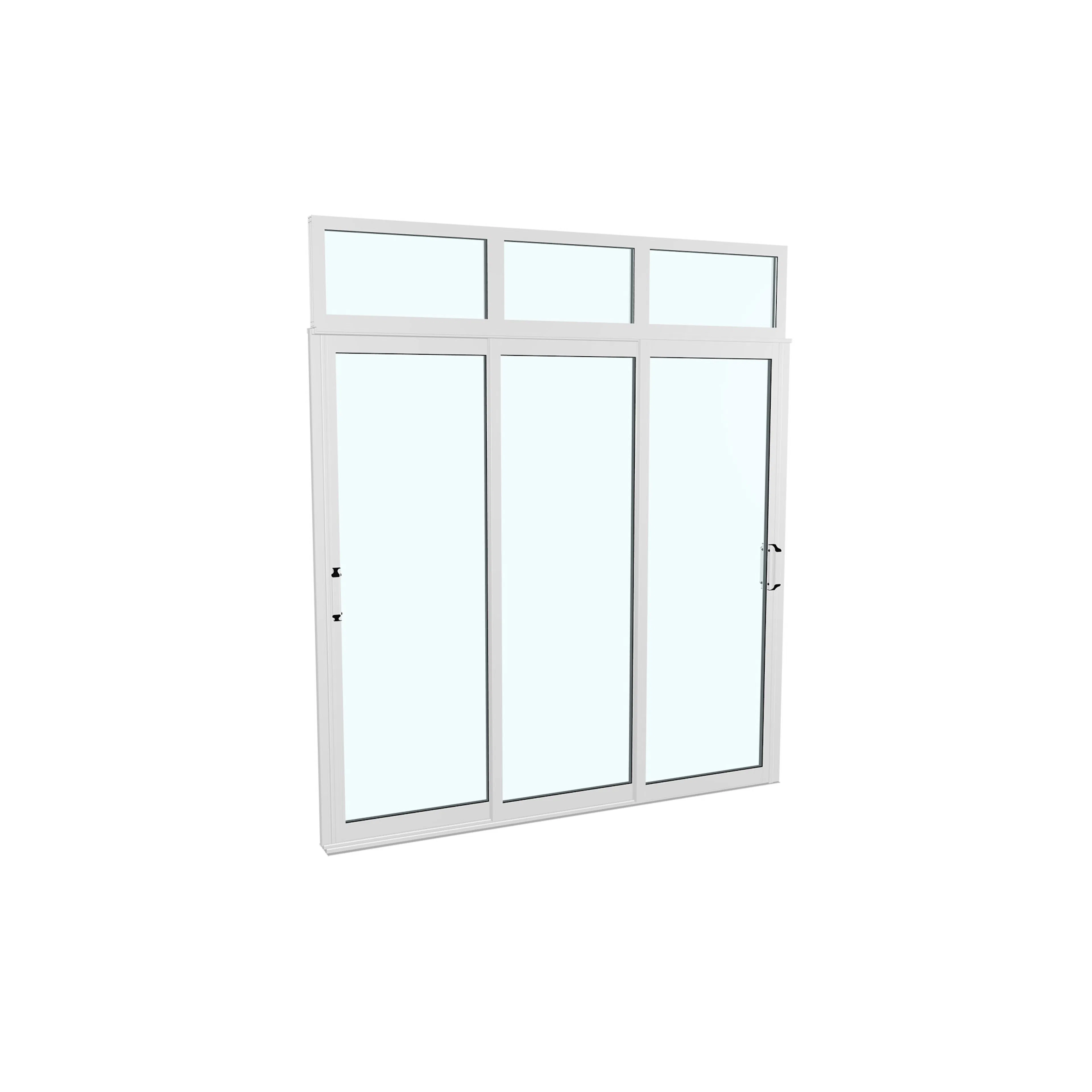 Skjutdörr med Överljus Landskap Robust Vår och Höst 3-del