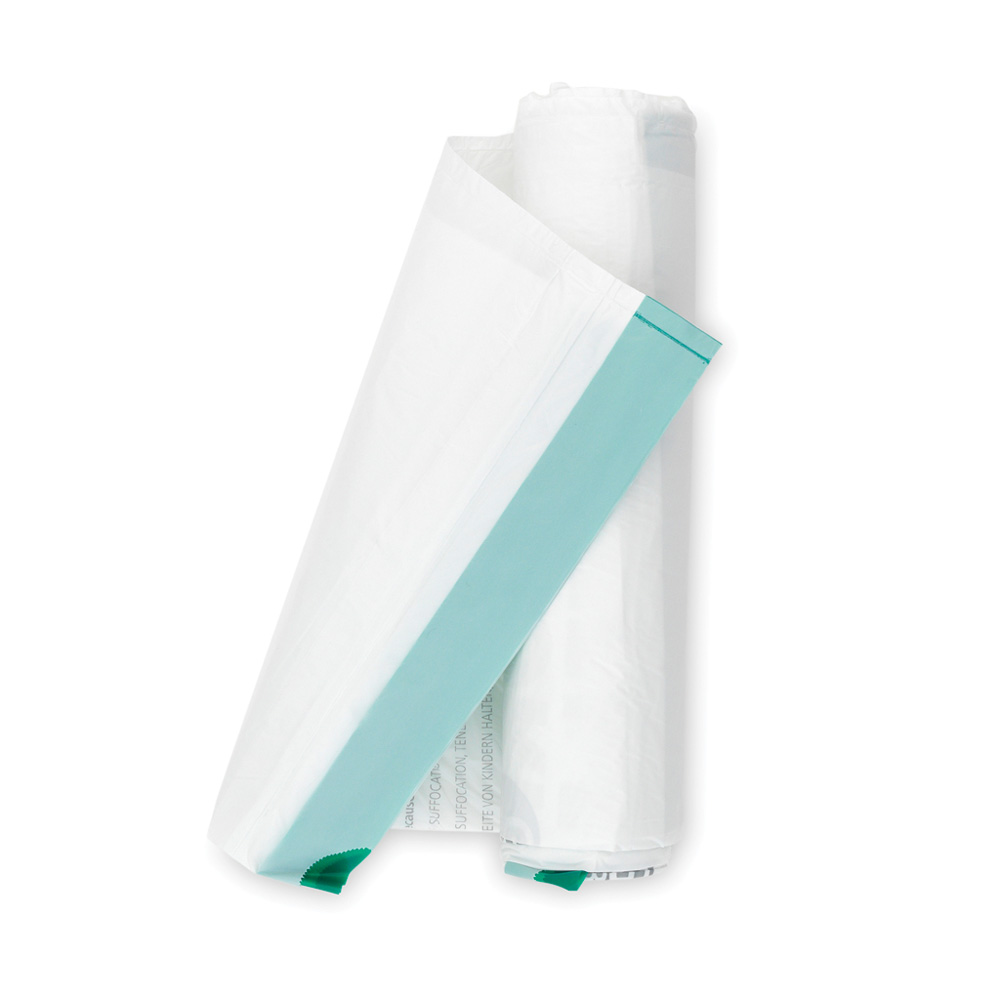 Avfallspåsar Brabantia 23-30L Vit Plastpåse med Knytband