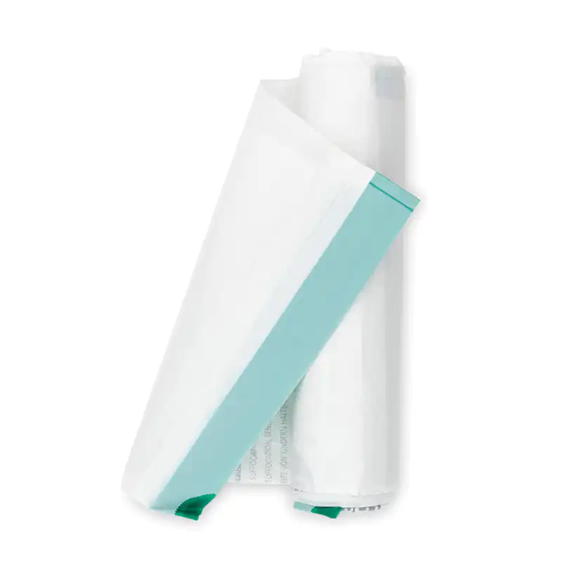 Avfallspåsar Brabantia 23-30L Vit Plastpåse med Knytband