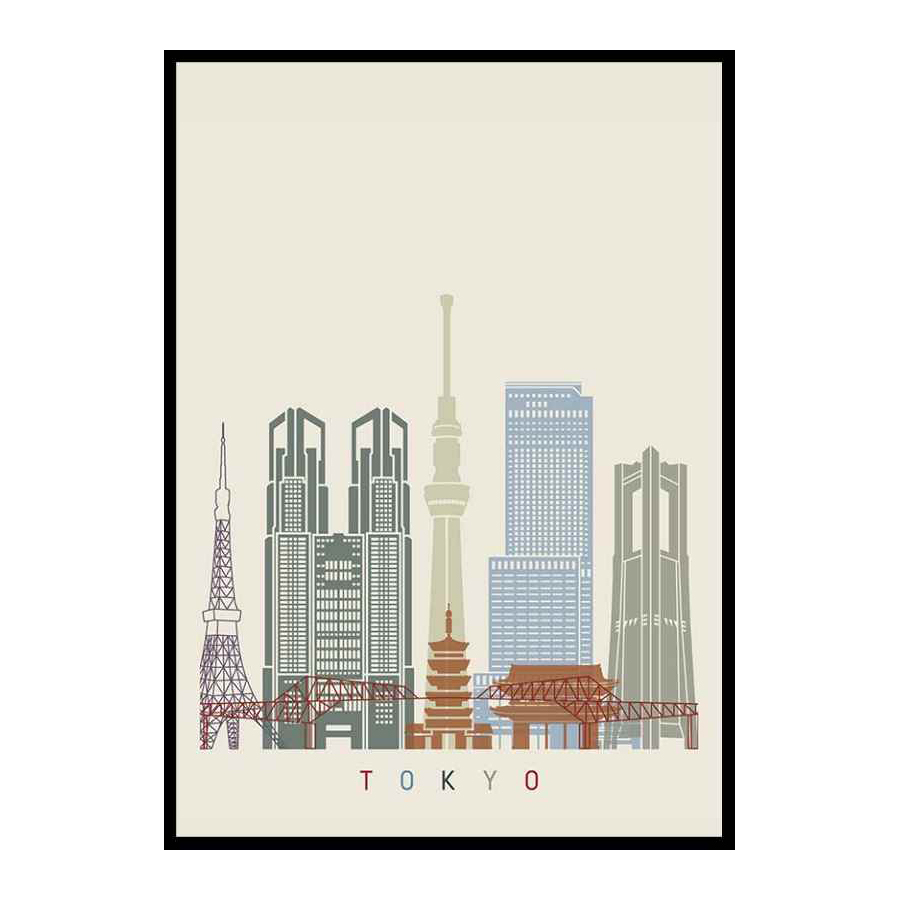 Poster Gallerix Tokyo Landmarks